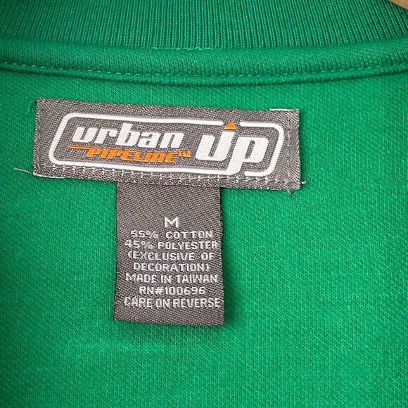 Rugby Track Jacket Size Medium Green Blokecore Preppy Y2K Streetwear Athleisure - Picture 6 of 7